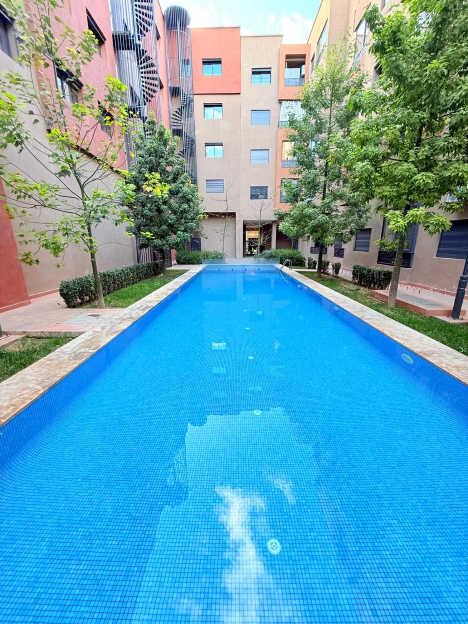 N9 Cosy Family & Balcon & Piscine 公寓 马拉喀什